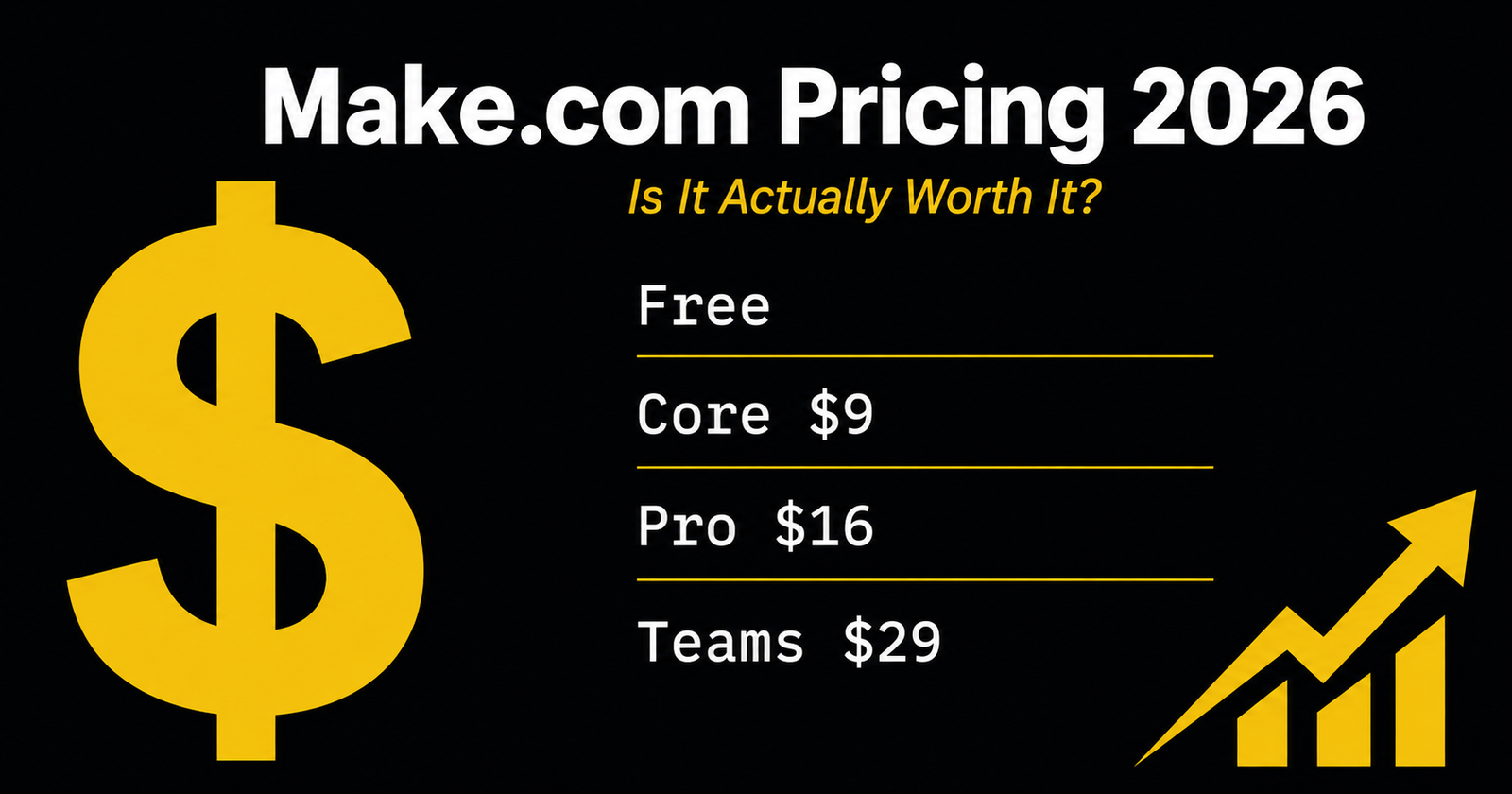 Make.com pricing plans breakdown 2026 worth it for agencies