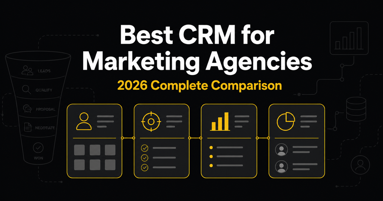 best CRM for marketing agencies 2026 comparison